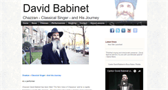 Desktop Screenshot of davidbabinet.com